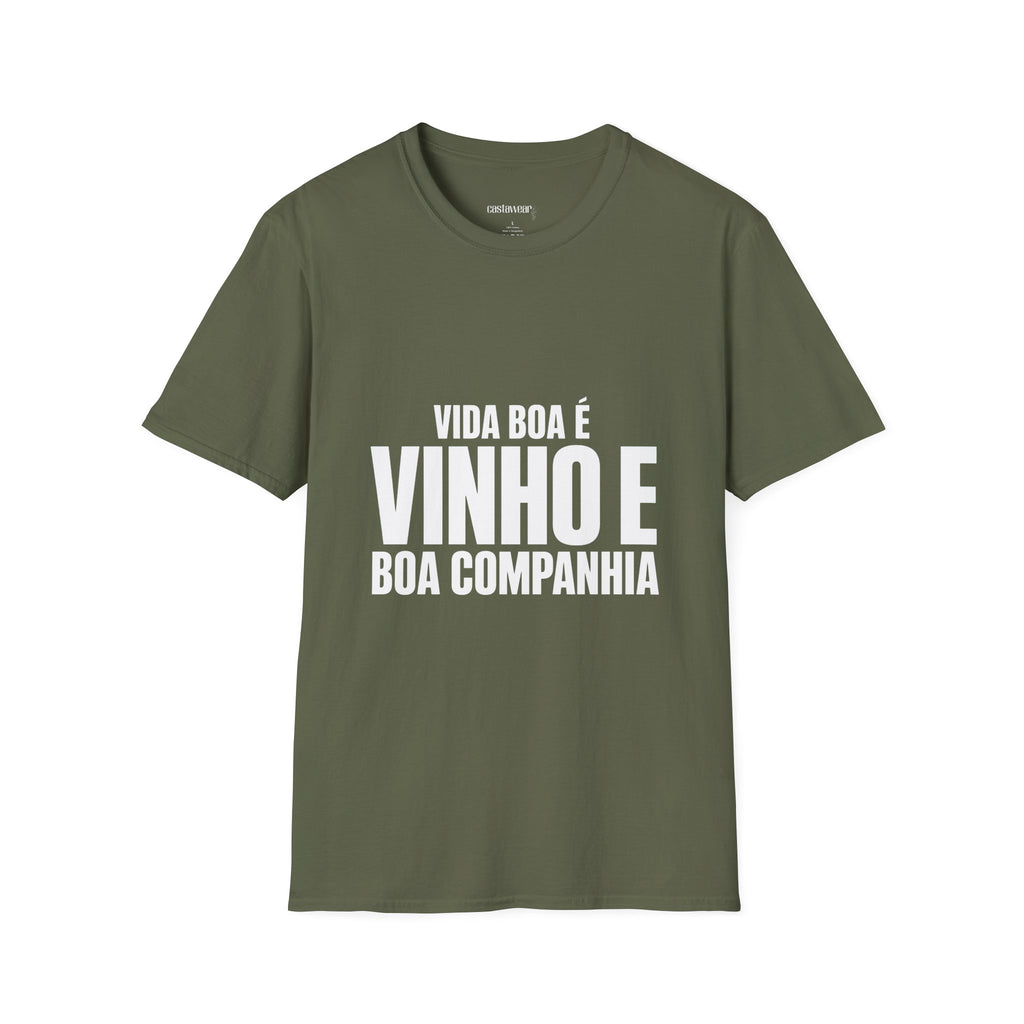 Vinho e Boa Companhia T-Shirt