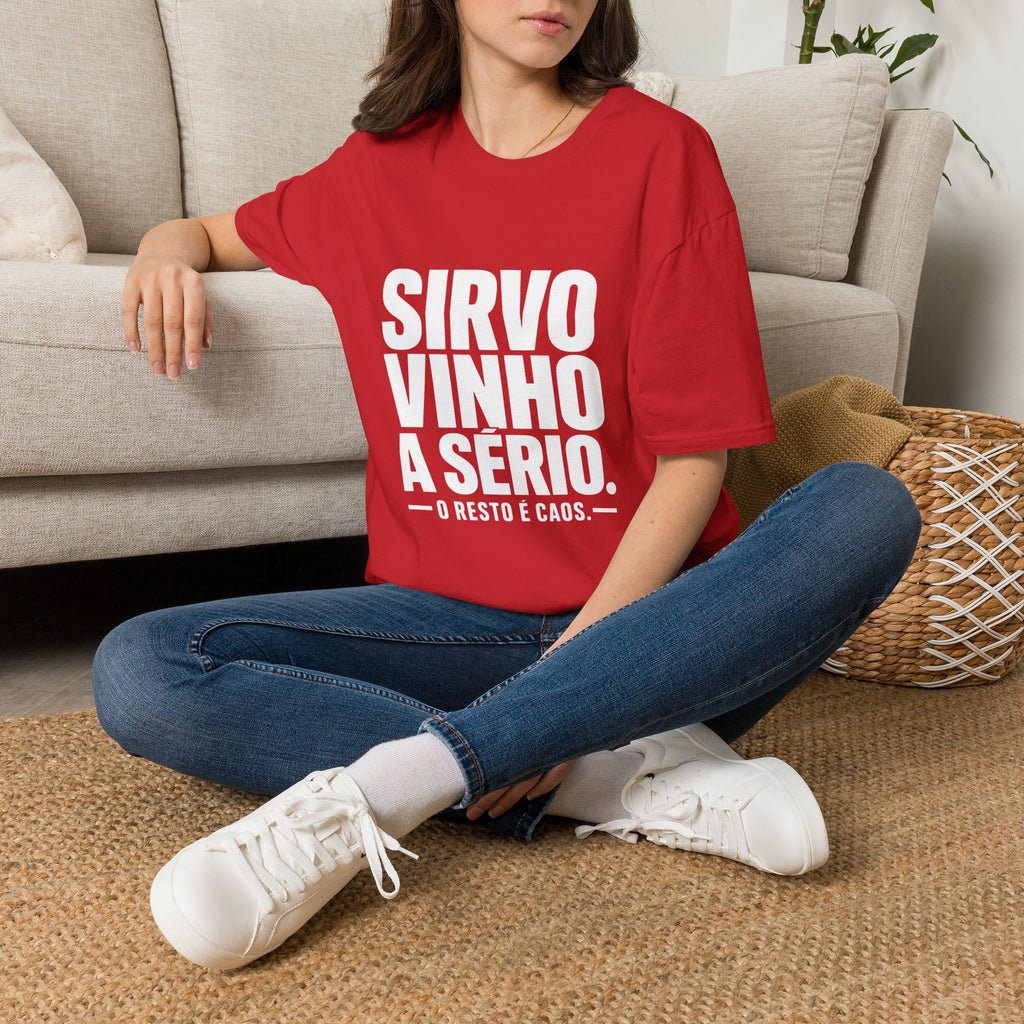 Sirvo vinho T-Shirt