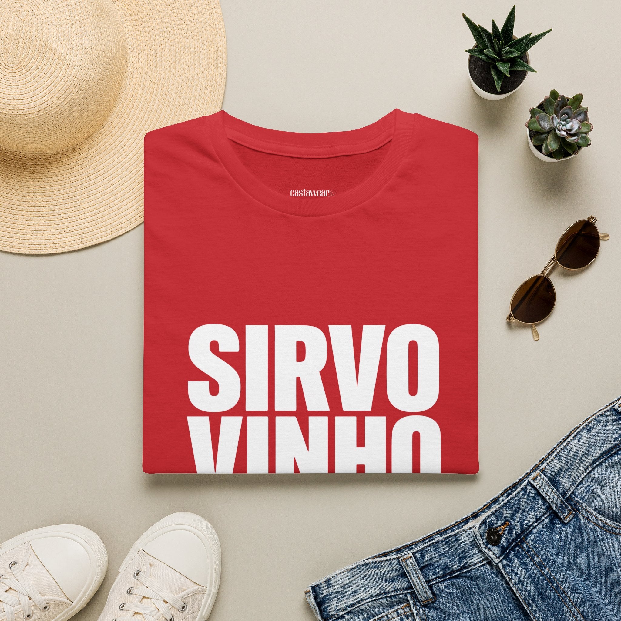 Sirvo vinho T-Shirt