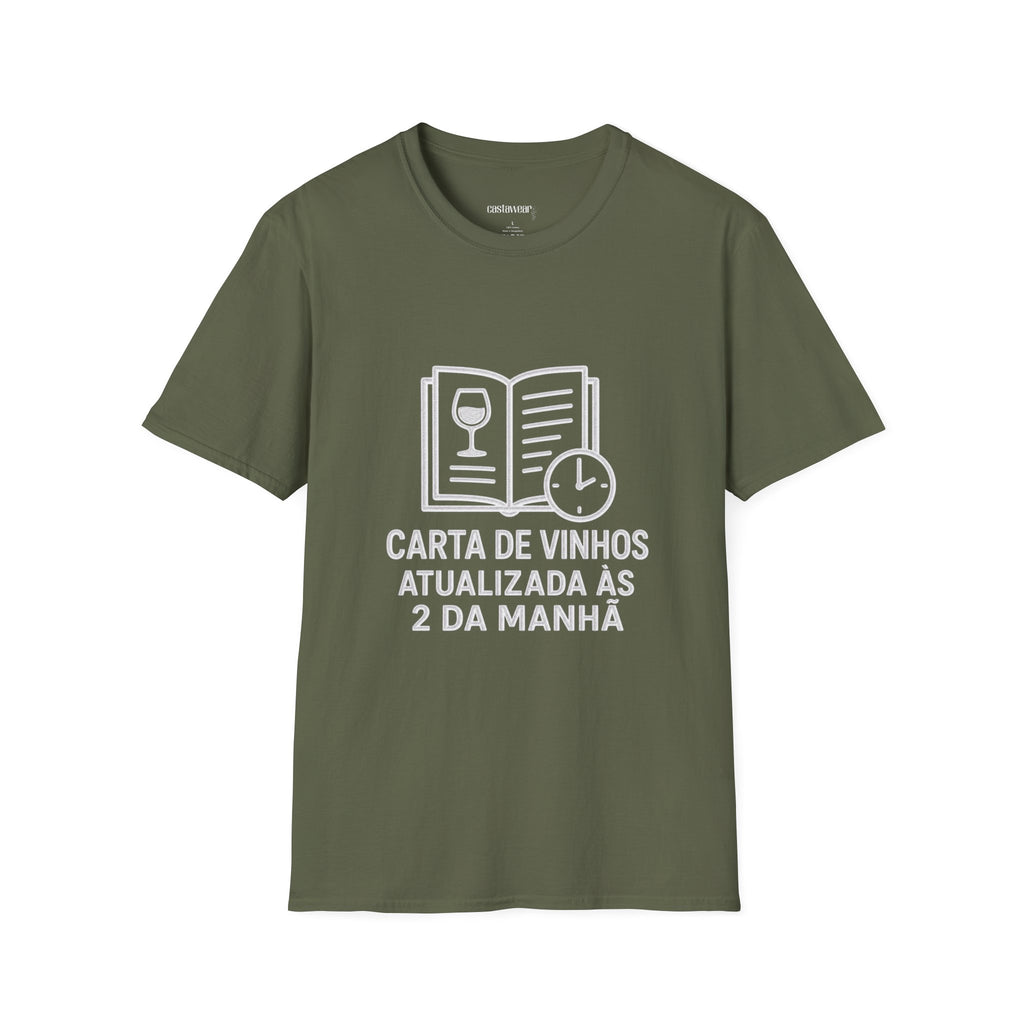 Carta de Vinhos T-Shirt