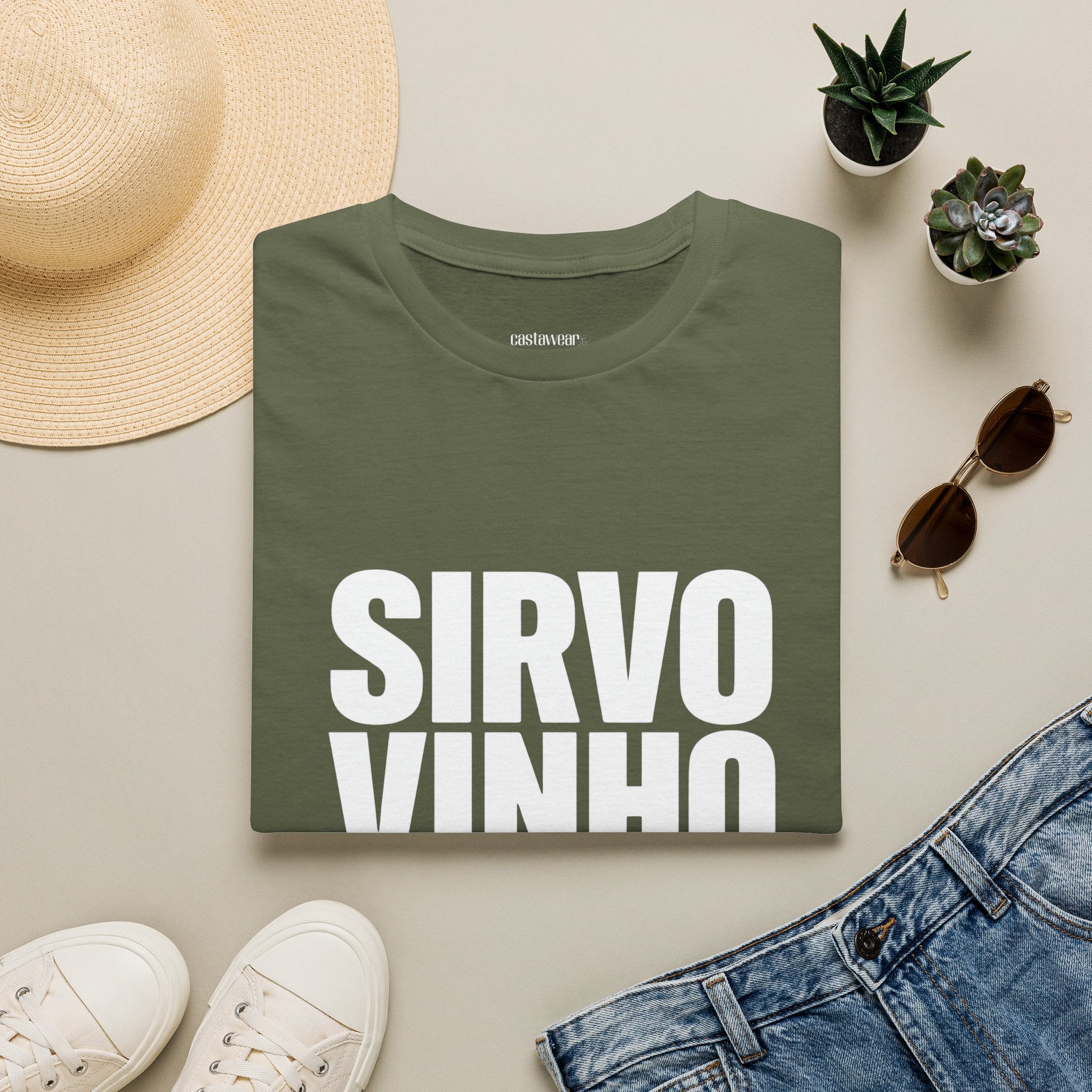 Sirvo vinho T-Shirt