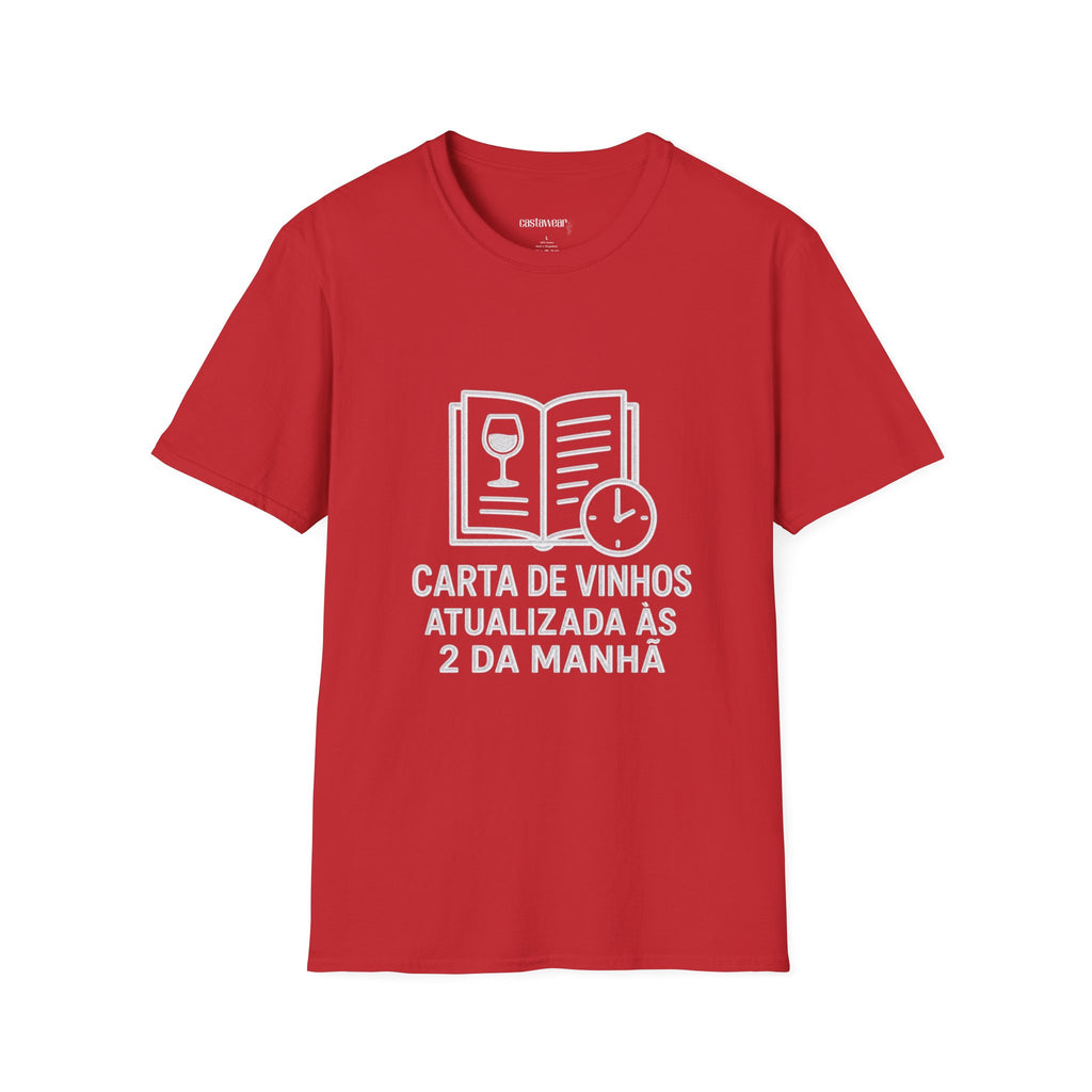 Carta de Vinhos T-Shirt