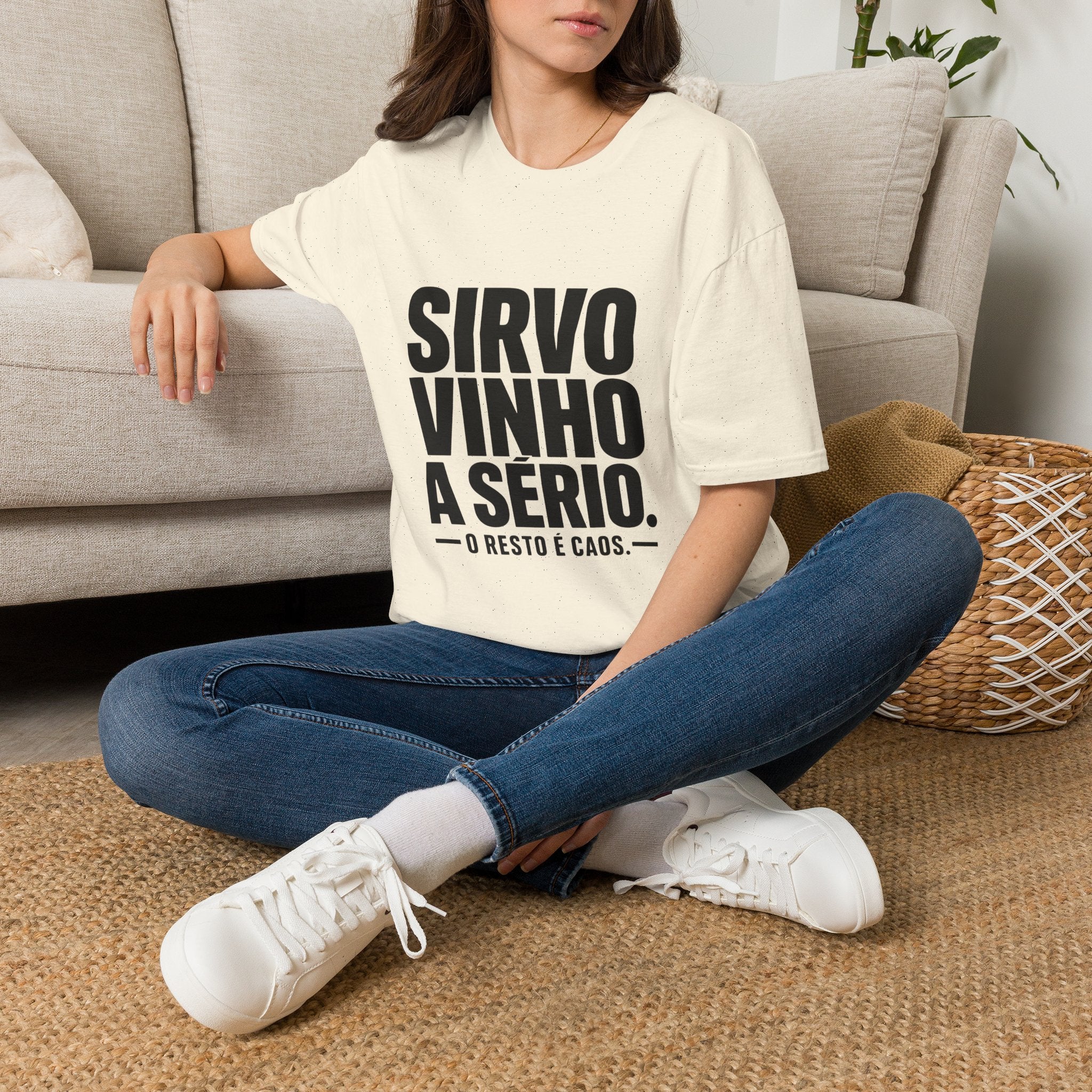 Sirvo vinho T-Shirt
