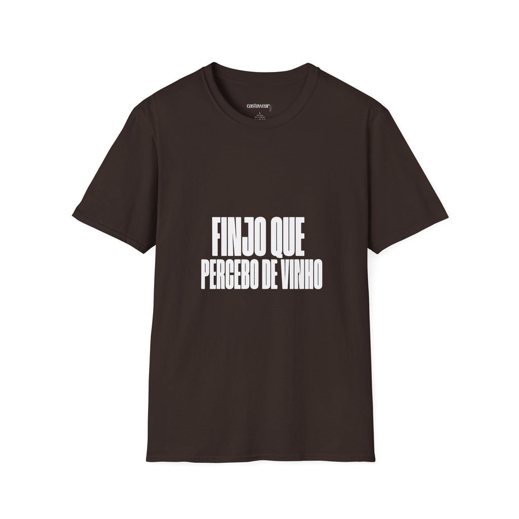 Finjo que percebo de Vinho T-Shirt