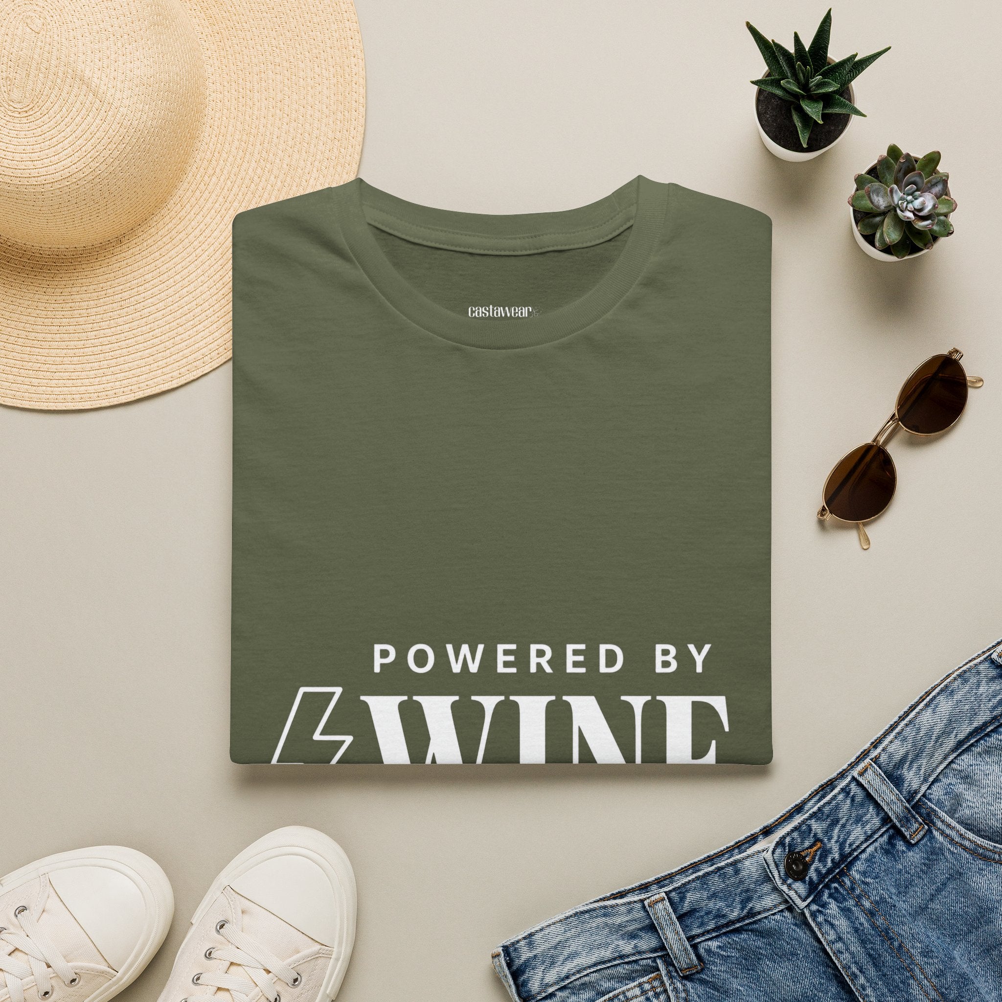 Powered by Wine T-Shirt