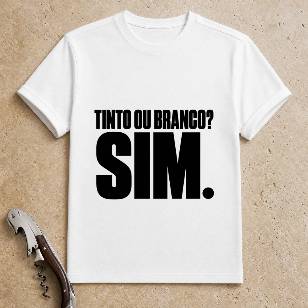 Tinto ou Branco T-Shirt