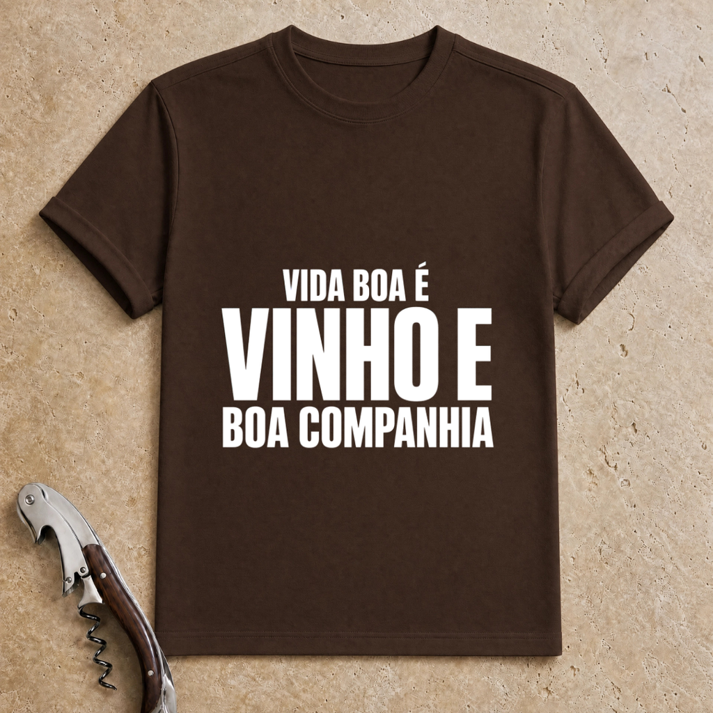 Vinho e Boa Companhia T-Shirt