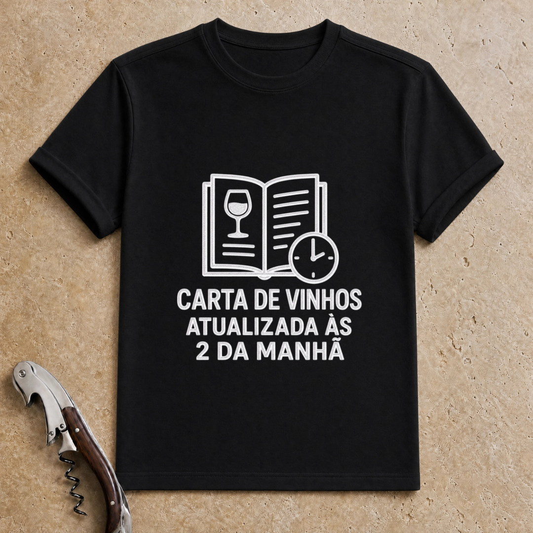 Carta de Vinhos T-Shirt