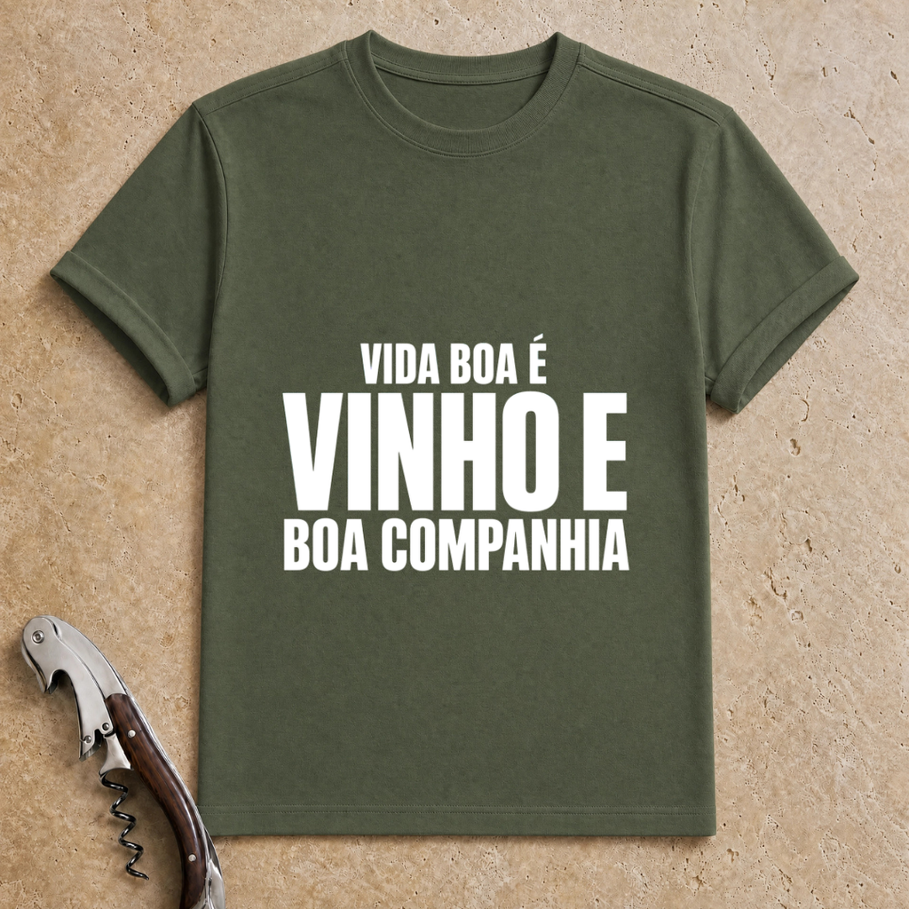 Vinho e Boa Companhia T-Shirt