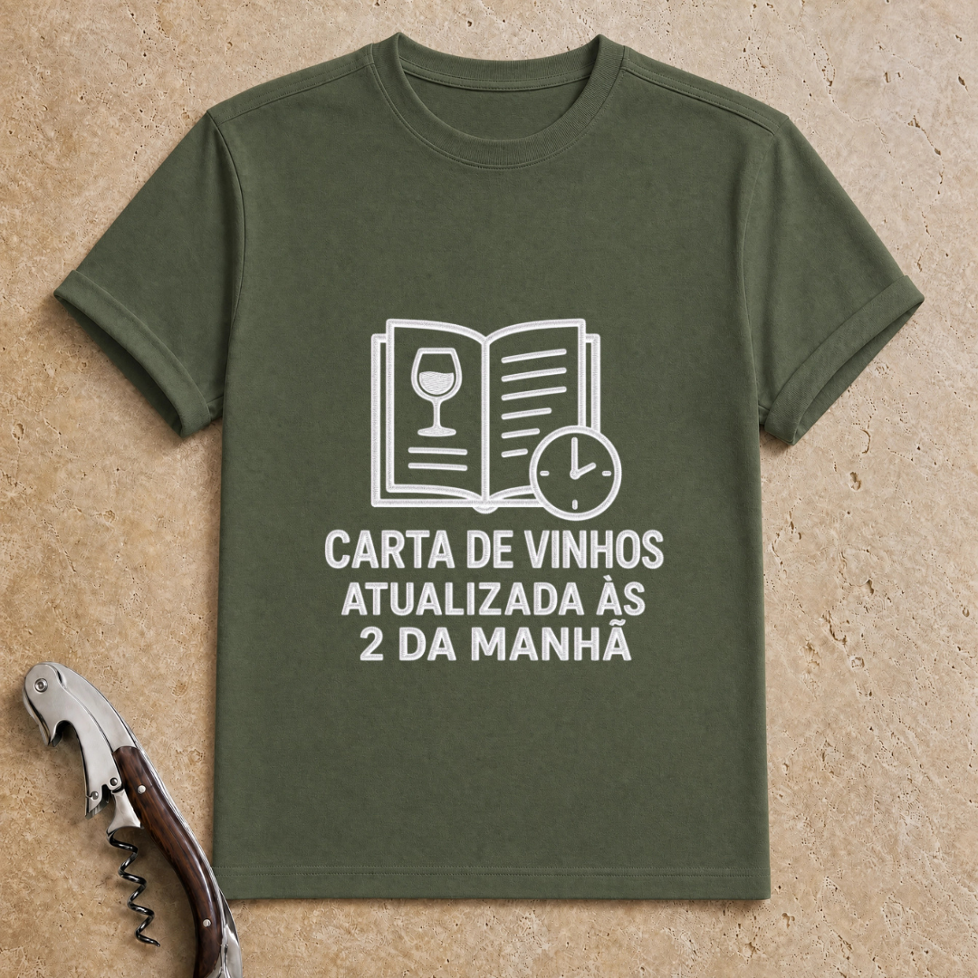 Carta de Vinhos T-Shirt