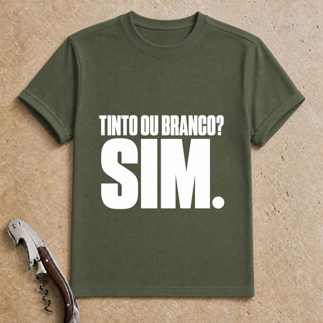 Tinto ou Branco T-Shirt